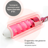 Modelador de Cachos Spiral Colors Cerâmica 200ºC Cacheador Cabo Giratório Bivolt