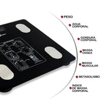 Balança Digital Profissional Bioimpedância IMC Bluetooth