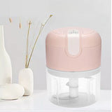Mini Processador Alimentos Moedor Elétrico Alho Sem Fio 250ml