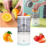 Espremedor De Laranja Frutas Elétrico Portátil Bivolt Extrator Recarregável USB