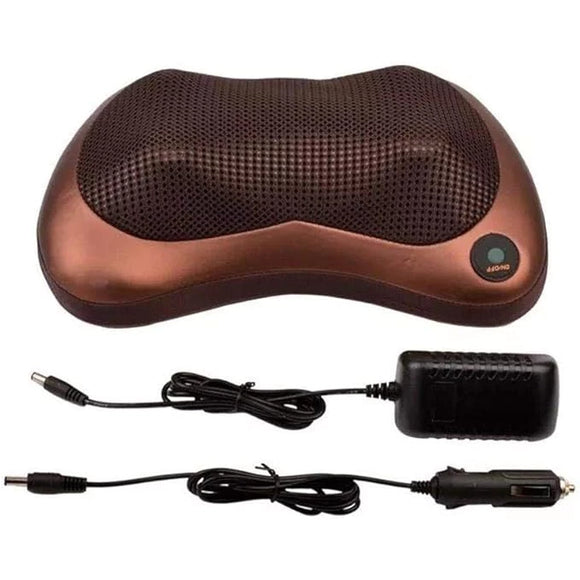 Encosto Massageador Shiatsu Lombar Pescoço Veicular e Casa  pés cabeça bivolt