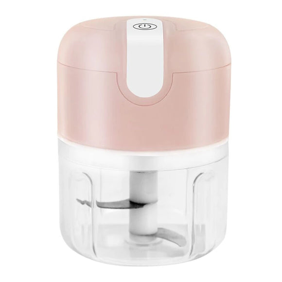 Mini Processador Alimentos Moedor Elétrico Alho Sem Fio 250ml