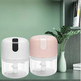 Mini Processador Alimentos Moedor Elétrico Alho Sem Fio 250ml