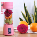 Mini Liquidificador Portátil para Shake Suco 6 Laminas.