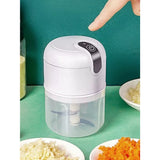 Mini Processador Alimentos Moedor Elétrico Alho Sem Fio 250ml