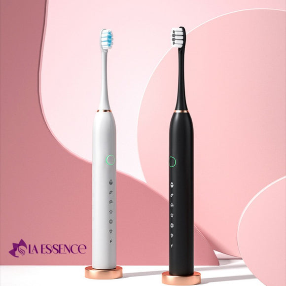 Escova Eletrica Dental 6 Modos Inteligente de Limpeza Recarregável à Prova D'água .