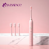 Escova Eletrica Dental 6 Modos Inteligente de Limpeza Recarregável à Prova D'água .