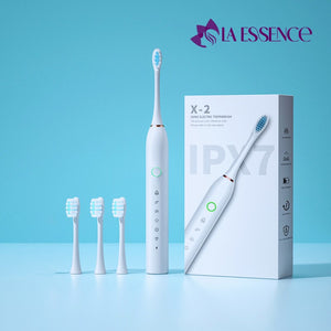 Escova Eletrica Dental 6 Modos Inteligente de Limpeza Recarregável à Prova D'água .