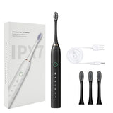 Escova Eletrica Dental 6 Modos Inteligente de Limpeza Recarregável à Prova D'água .